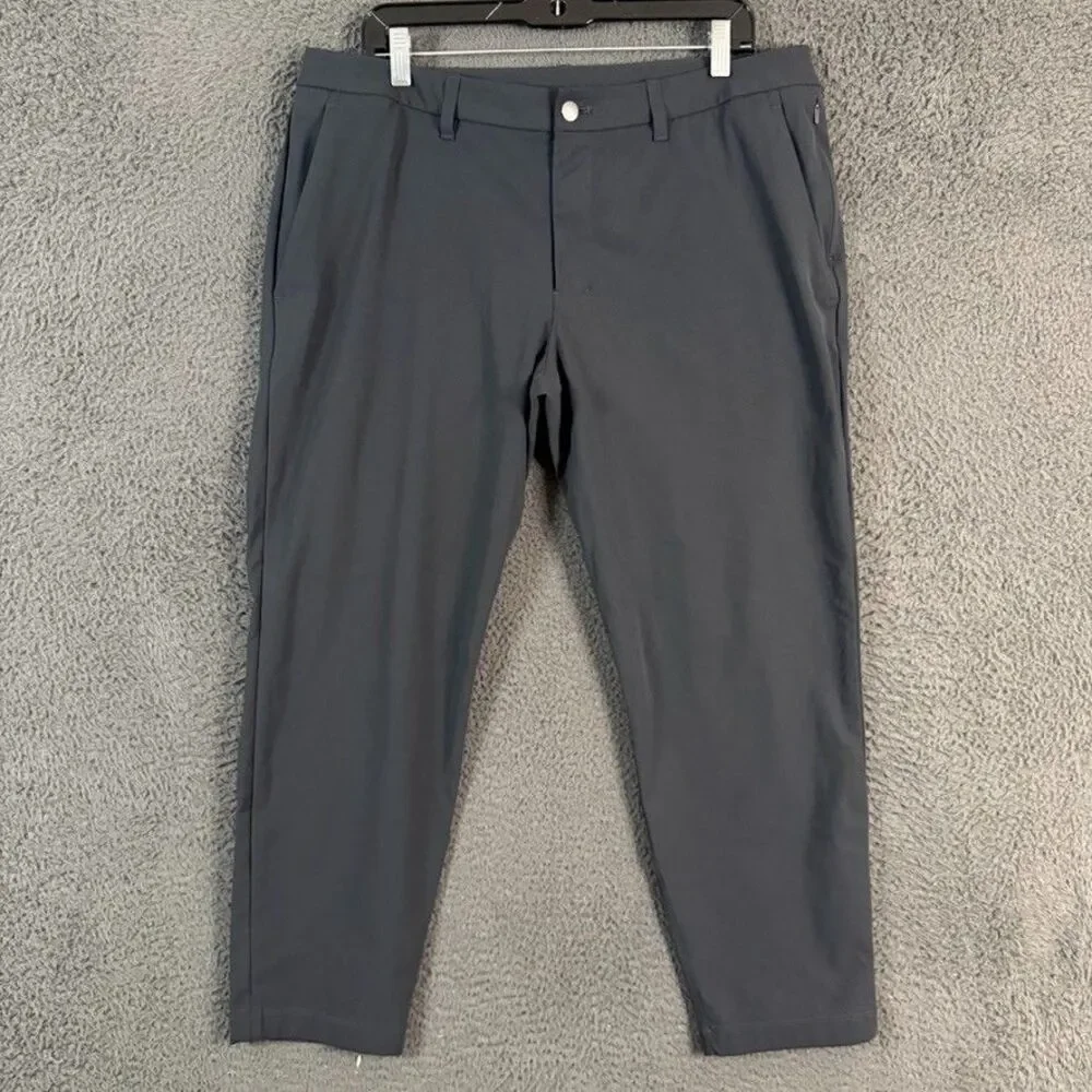 Lululemon ABC Pants Mens 36x26 Gray Slim Fit Warpstreme Athleisure
